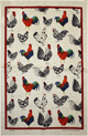 Tea Towel A Delightful Chicken Pattern