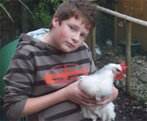 Just one of the perks of keeping poultry!