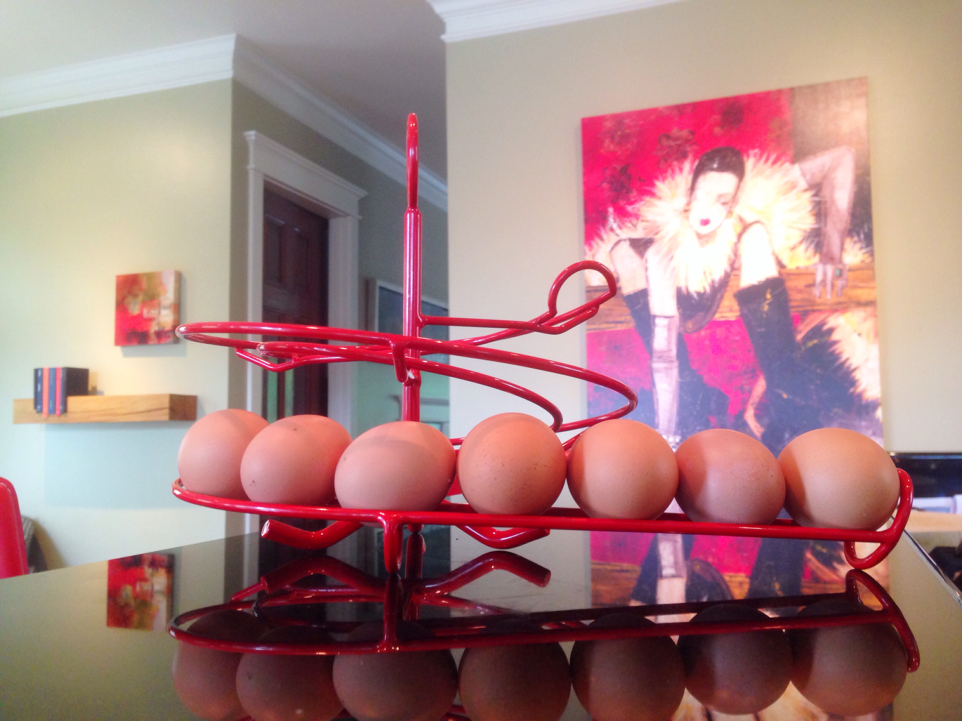 Egg Skelter Spiral Egg Holder for Storing up to 24 Eggs