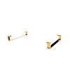 Omlet Gold Metal Hairpin Feet