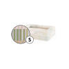 Bolster Dog Bed Cover Only Small - Pawsteps Natural