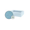 Bolster Cat Bed Cover Only - Small - Sky Blue