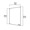 Clear Cover for Eglu Go and Classic - Half Length Dimensions (810.0119)