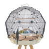 Geo Bird Cage Feeder and drinker