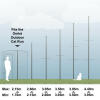 Graphic of the Outdoor Freestyle Cat Tree available sizes