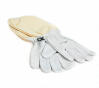 Leather beekeeping gloves