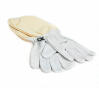 Leather beekeeping gloves