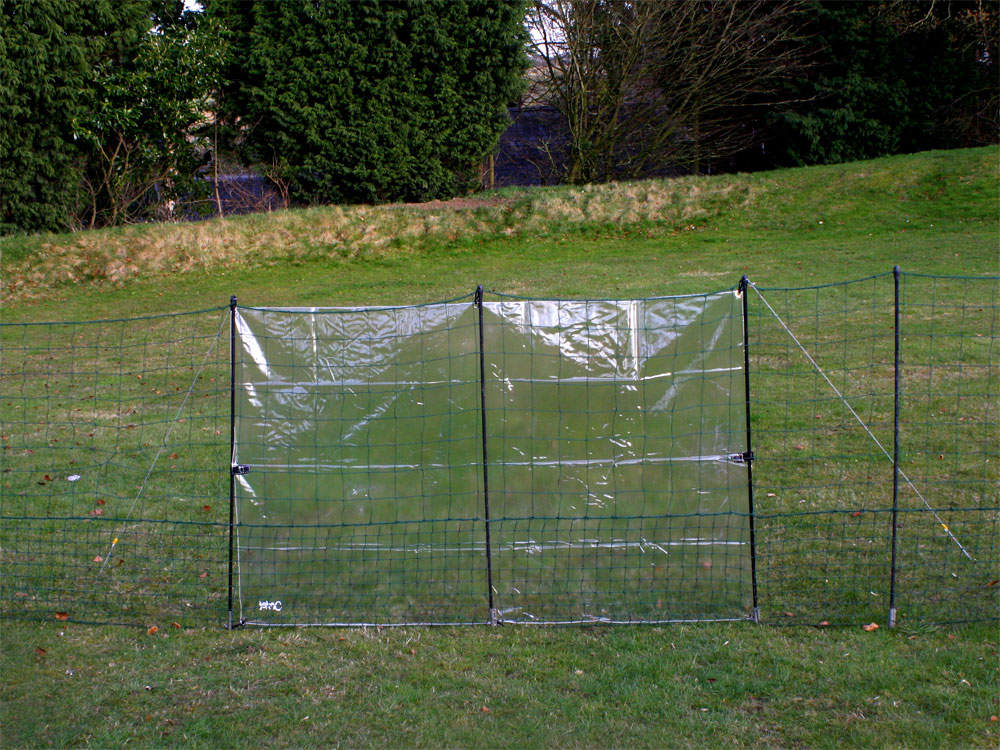 Clear Wind Break Kit for Chicken Fencing Eglu Coop 