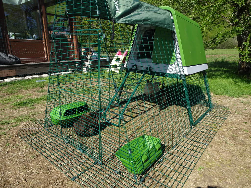 2m Run for Eglu Go UP with Shade Chicken Runs & Chicken Netting