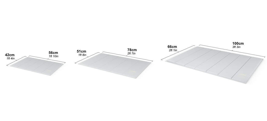 Omlet cooling matt dimensions.