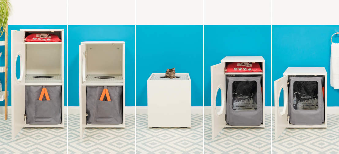 Maya Cat Litter Box Furniture in 5 styles