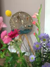 The Omlet Geo Bird cage make my home look fun.