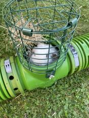 A rabbit peeking out of the Zippi lookout tower.