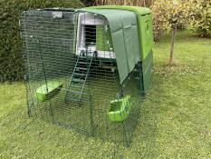 A cover on a chicken run