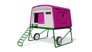 Eglu Cube Chicken Coop with Wheels - Purple