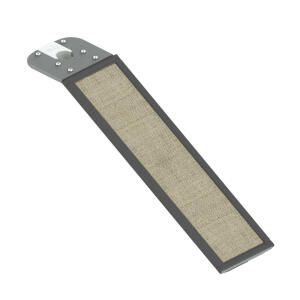 Freestyle - Plastic Floor to Pole Ramp with Outdoor Grey Sisal Scratching Wrap (includes bracket)