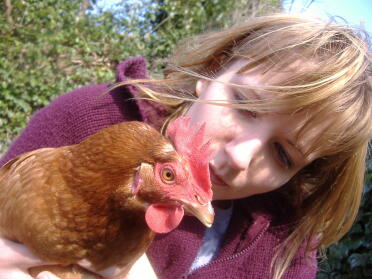 Charlie and arnie the chicken are plotting something here...!