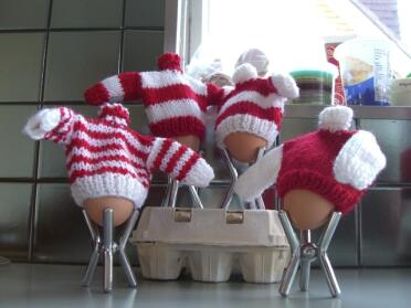The egg cosies that jules made