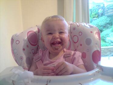 My little bambino Olivia - she's probably 18 months old here