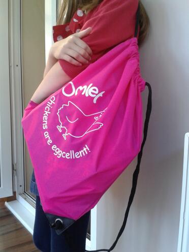 Pink Omlet School bag