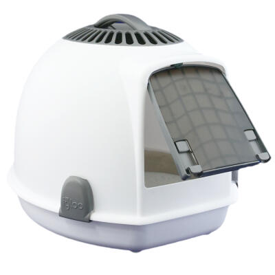 Igloo 2-in-1 Cat Loo & Carrier - Tundra Grey