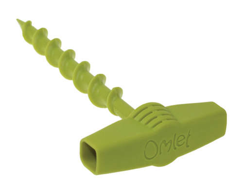 A green Omlet Run peg.