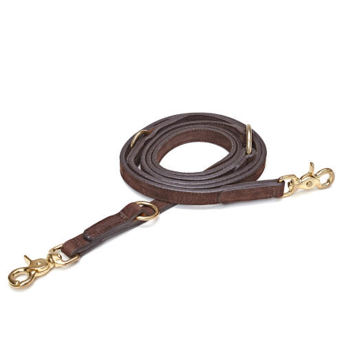 Cloud7 Luxury Leather Dog Leash Lead Mocca