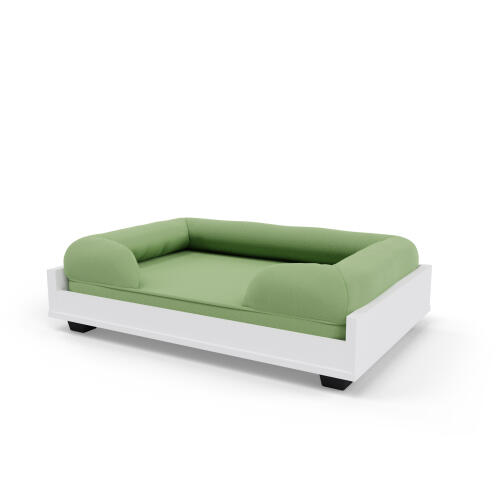 Fido Dog Sofa Frame 36 with Bolster Dog Bed Matcha Green