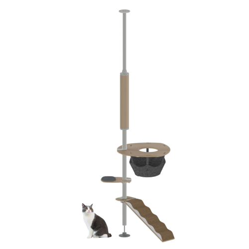 Freestyle Indoor Floor to Ceiling Cat Tree The Scratcher