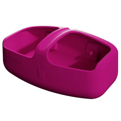 Purple Eglu Pro and Eglu Cube chicken drinker designed by Omlet