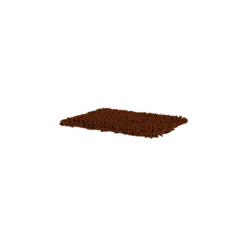Small soft brown microfibre topology topper for memory foam dog bed dog bed
