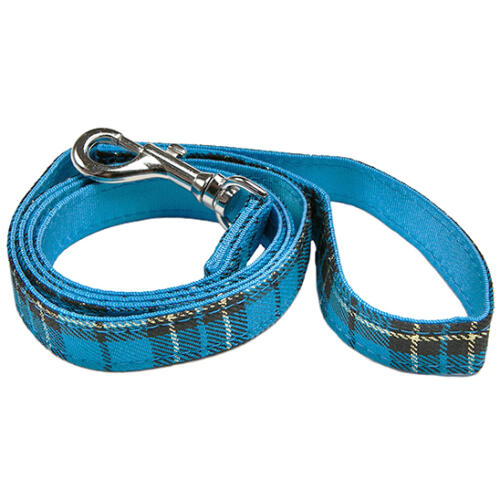 Urban Pup Blue Tartan Dog Lead