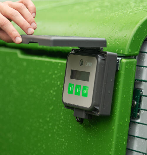 detail of casing for autodoor control panel