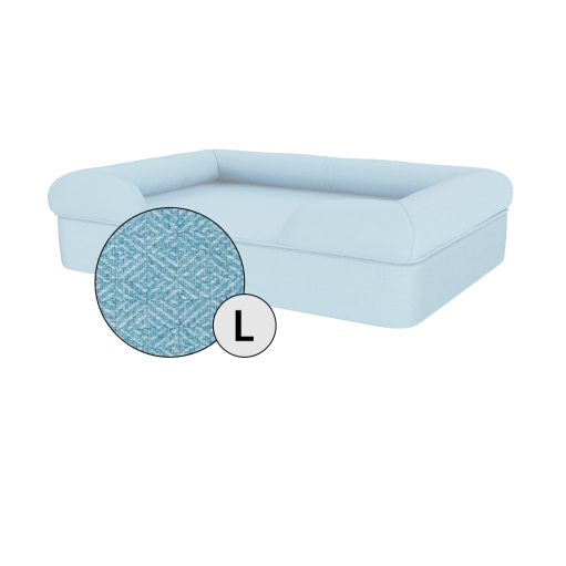 Light blue dog bed sale
