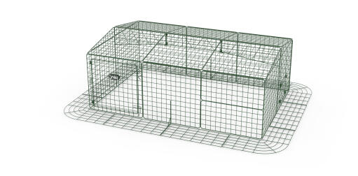 Zippi Guinea Pig Run with Roof and Skirt - Single Height