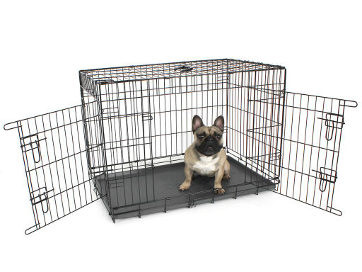 Fido Classic 36 dog crate with Dog