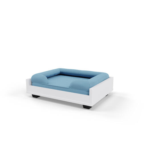 Fido Dog Sofa Frame 24 with Bolster Dog Bed Sky Blue