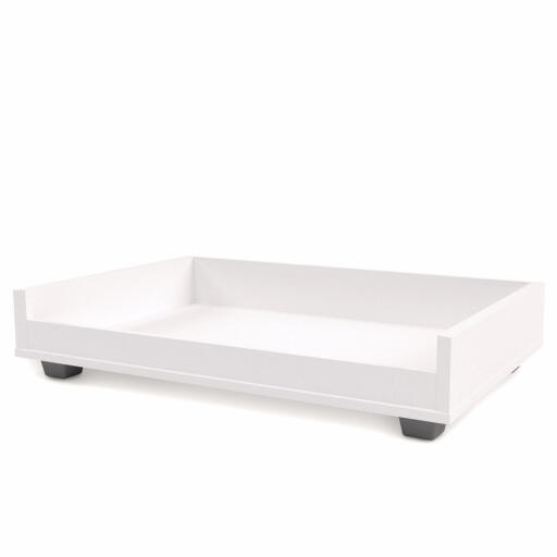 a medium 36 white dog sofa bed frame