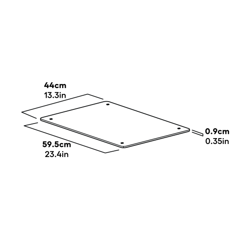 Dog Bed Base Board 24 Dimensions (093.1008)