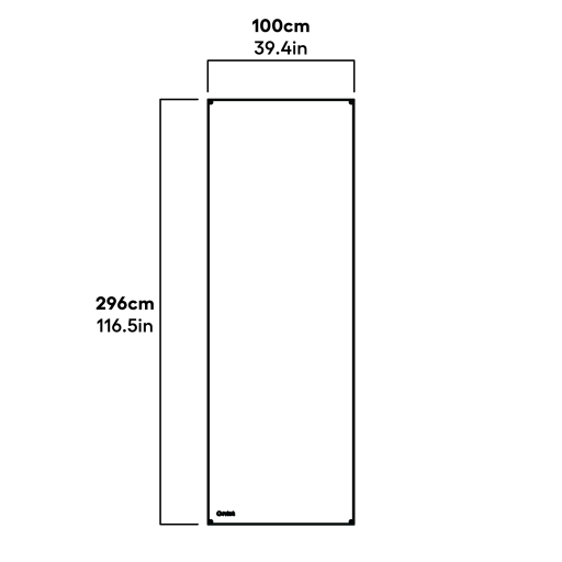 Clear Extension Cover with Gutter Edge for Eglu Pro - 2/3 Run Dimensions (810.0524)