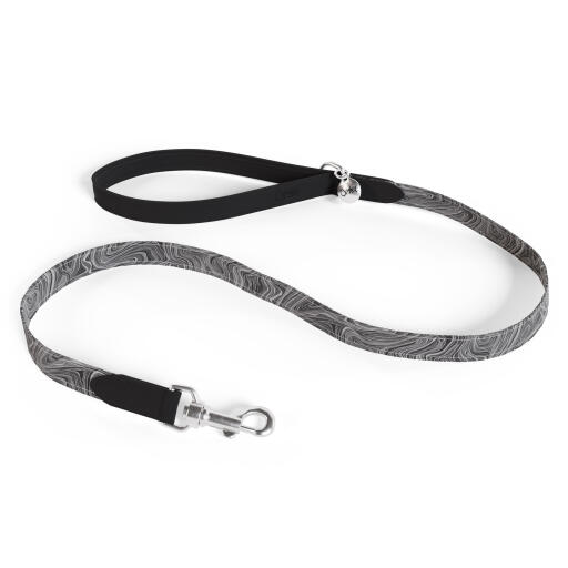 Designer dog lead contour grey omlet