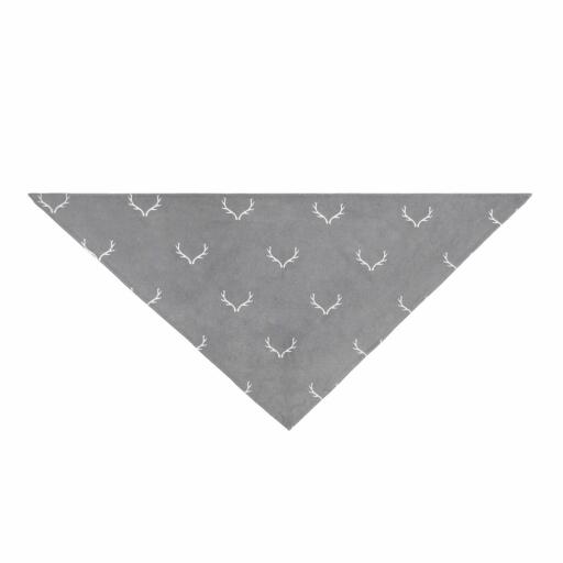 Grey bandana for dogs