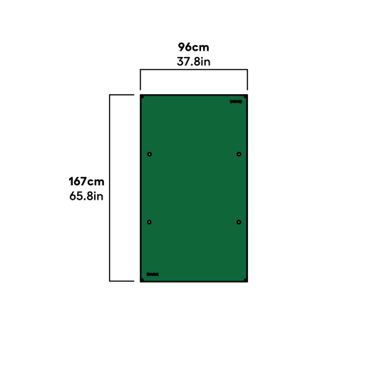 Heavy Duty Run Cover for Eglu Go UP - 2/3 Run Dimensions (810.0397)