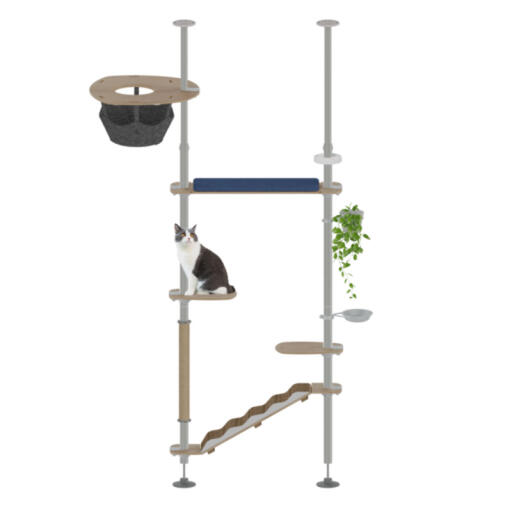 Indoor Freestyle Cat Tree Explorer Kit