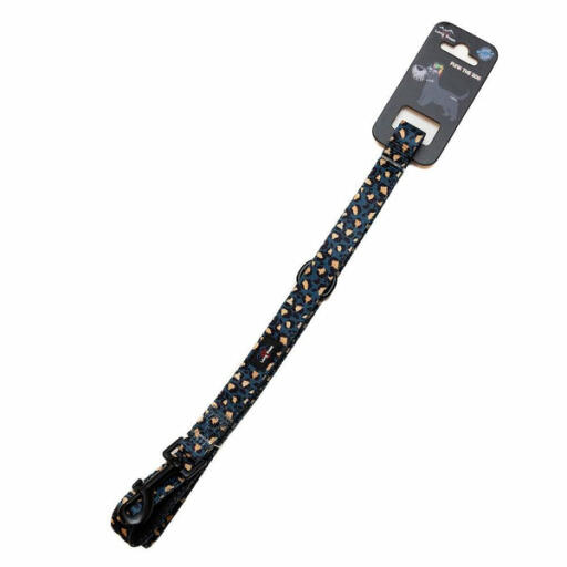 Funk the Dog Lead | Leopard Green & Gold