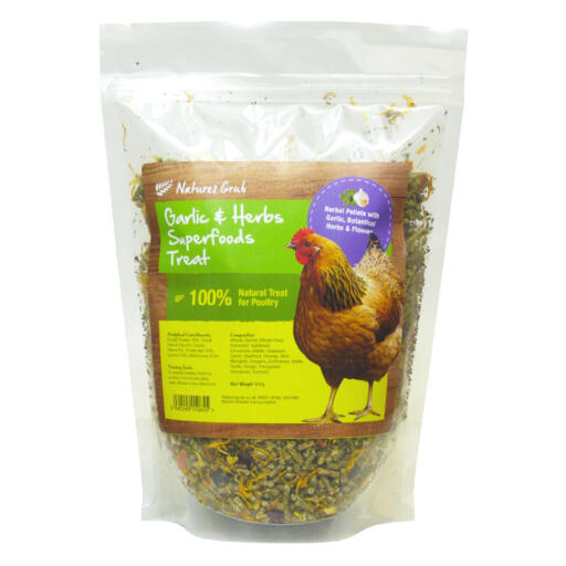 Natures Grub Garlic & Herb Superfoods Chicken Treat 600g