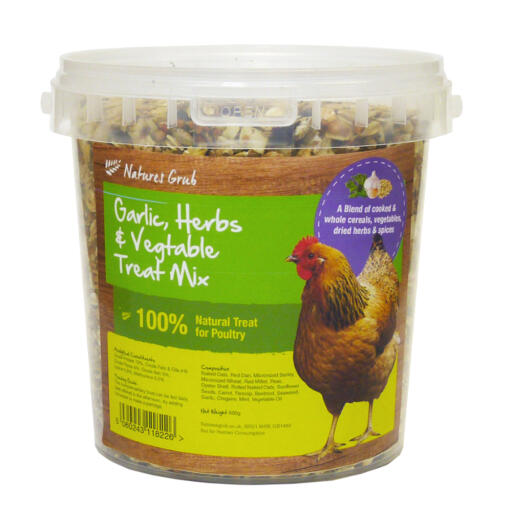 Natures Grub Garlic, Herbs & Vegetable Treat Mix - 1.2kg