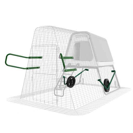 Eglu GO UP chicken coop wheels and handle bundle