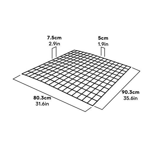 Outdoor Pet Run Panel Roof Dimensions (041.1006)