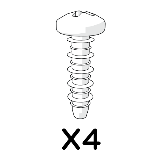 Self-Tapping Plastite Screw 3.5x12mm Pozi Pan 800.0002